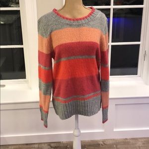 {Ecru} cozy soft long sleeve stripe sweater❄️☃️